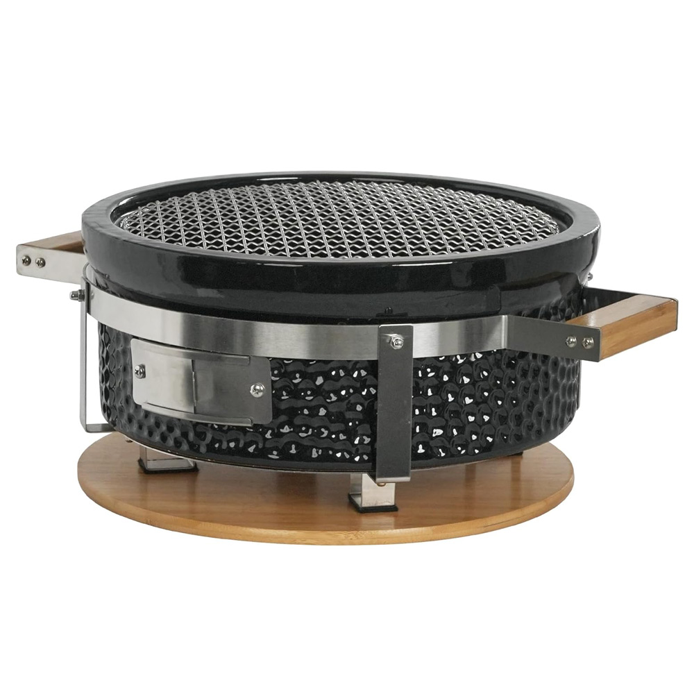 Charcoal-BBQ-Grill-Hibachi-Grill-with-Grid-Lifter,-Rectangular-Portable-Grill-with-Stainless-Steel-Griill-Grate,-BBQ-Grill-for-Outdoor-Camping-Picnic-Patio-Backyard-Cooking-6