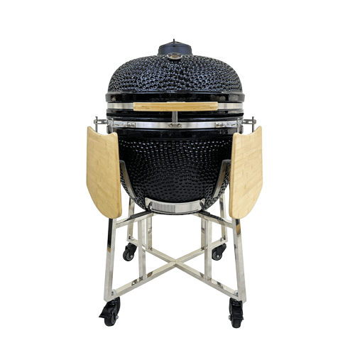 XXLarge 25 inch Largest Stainless Steel Best Ceramic Kamado Egg BBQ Grill manufactory suppliers (1)