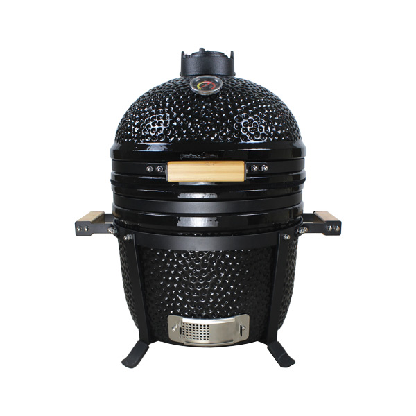 Kamado 15 inch compact ceramic charcoal egg grills